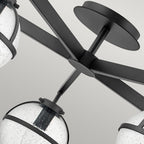 Bad-Deckenleuchte Hollis (schwarz) 5x - Elstead Lighting