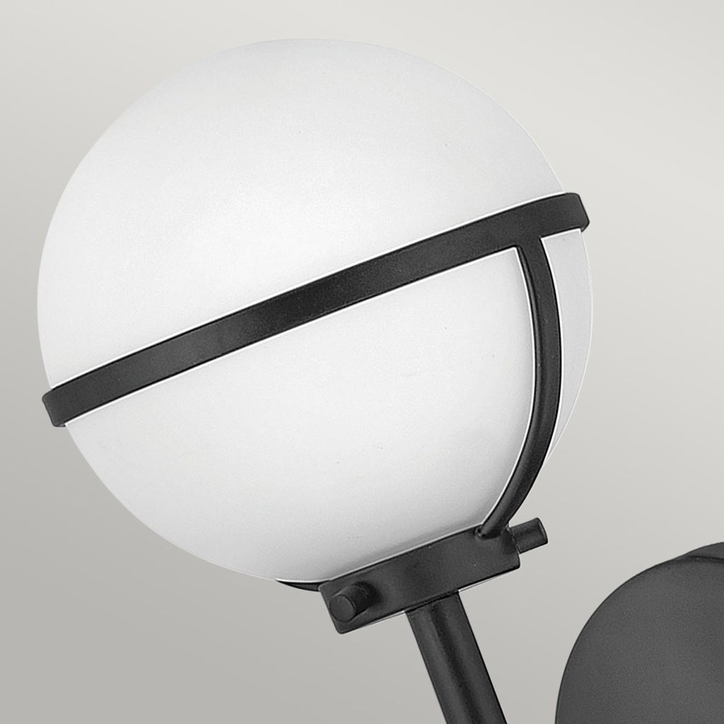 Bad-Wandleuchte Hollis (schwarz) 1x - Elstead Lighting