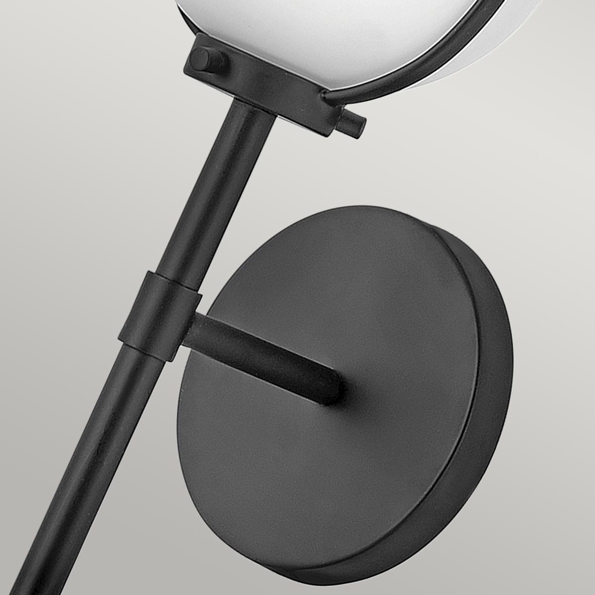 Bad-Wandleuchte Hollis (schwarz) 1x - Elstead Lighting