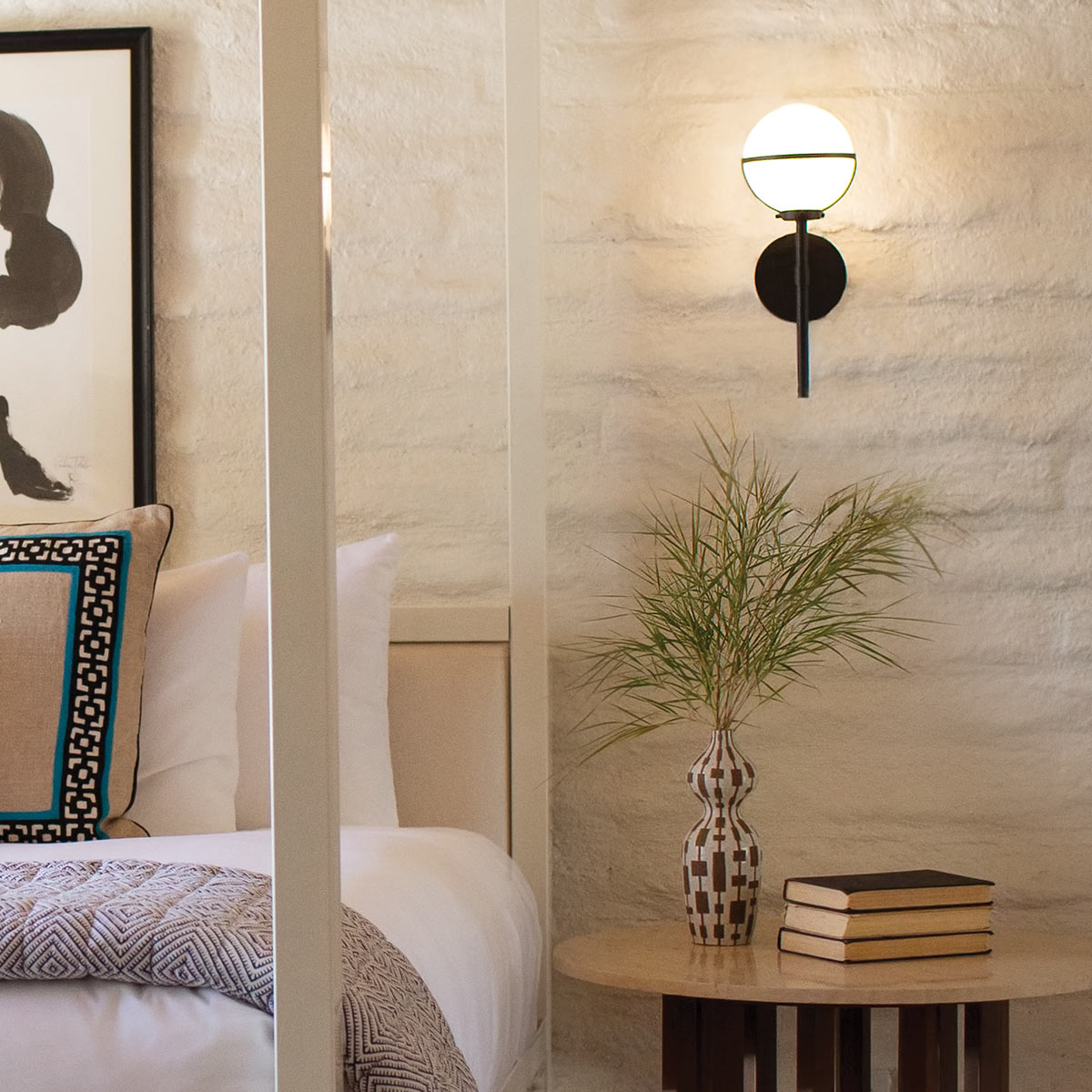 Bad-Wandleuchte Hollis (schwarz) 1x - Elstead Lighting