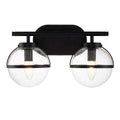 Bad-Wandleuchte Hollis (schwarz) 2x - Elstead Lighting