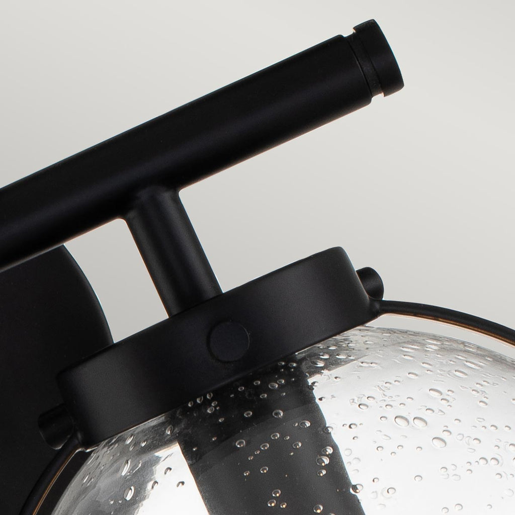Bad-Wandleuchte Hollis (schwarz) 2x - Elstead Lighting