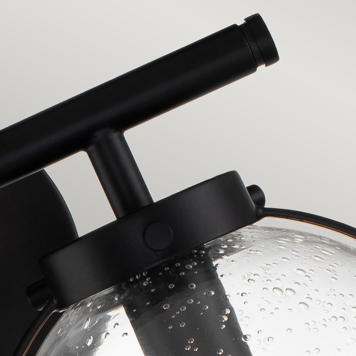 Bad-Wandleuchte Hollis (schwarz) 2x - Elstead Lighting