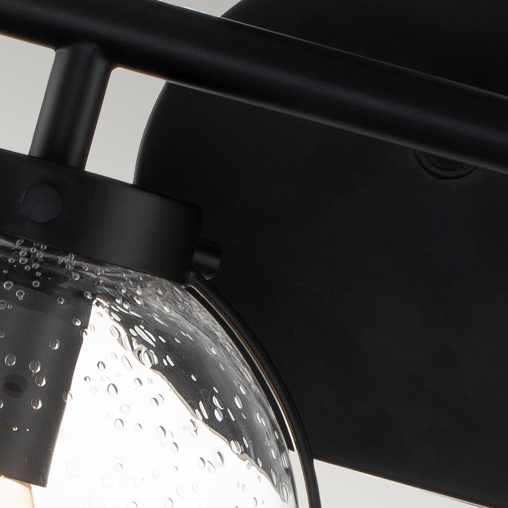 Bad-Wandleuchte Hollis (schwarz) 2x - Elstead Lighting