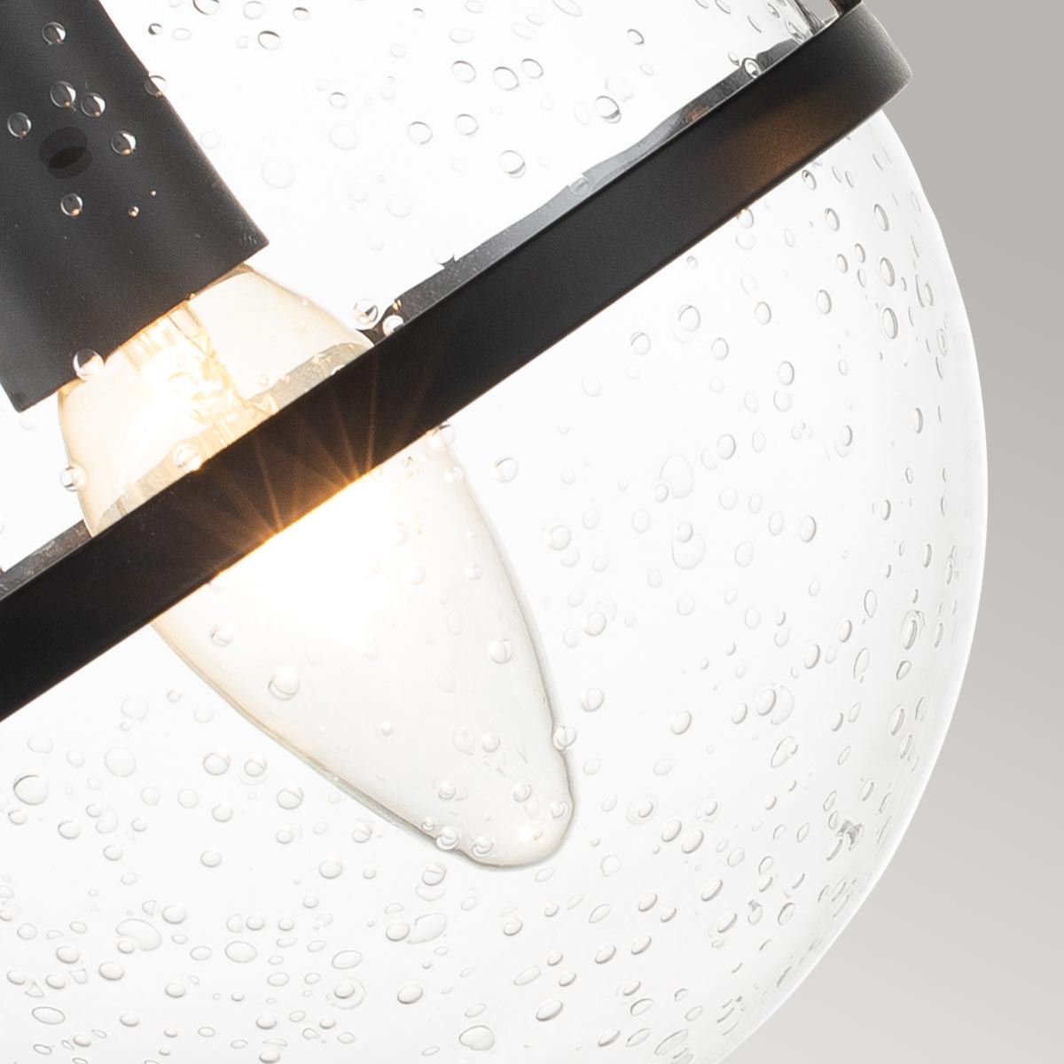 Bad-Wandleuchte Hollis (schwarz) 2x - Elstead Lighting