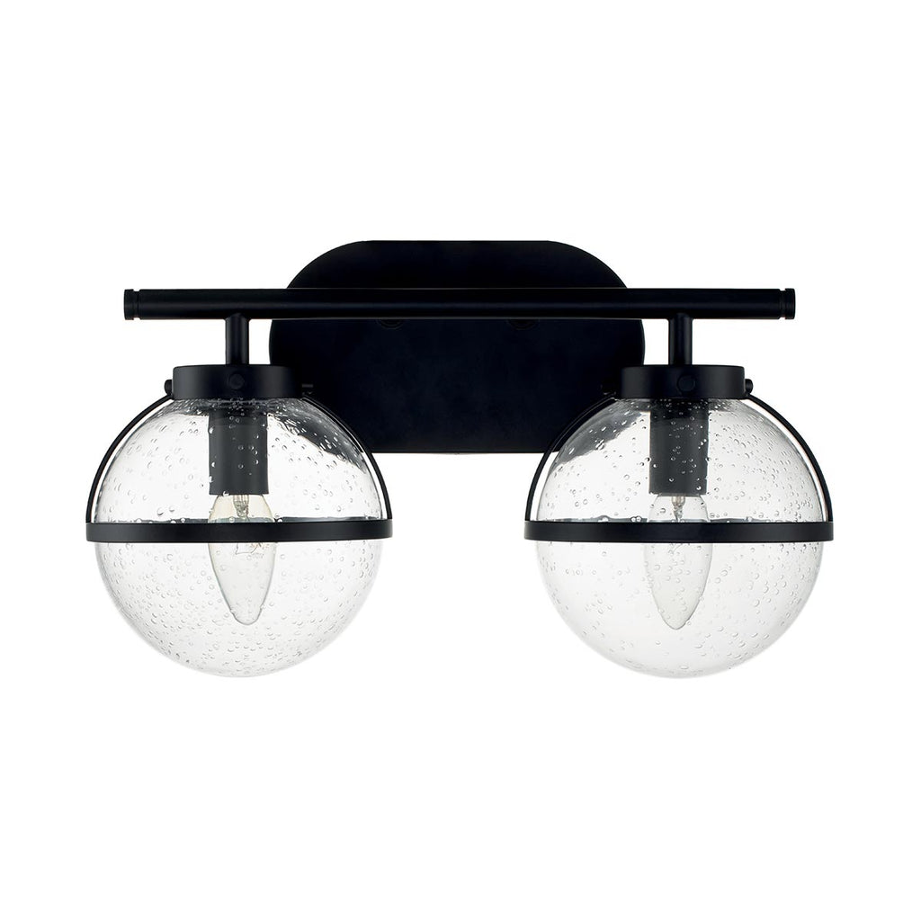 Bad-Wandleuchte Hollis (schwarz) 2x - Elstead Lighting