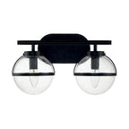 Bad-Wandleuchte Hollis (schwarz) 2x - Elstead Lighting