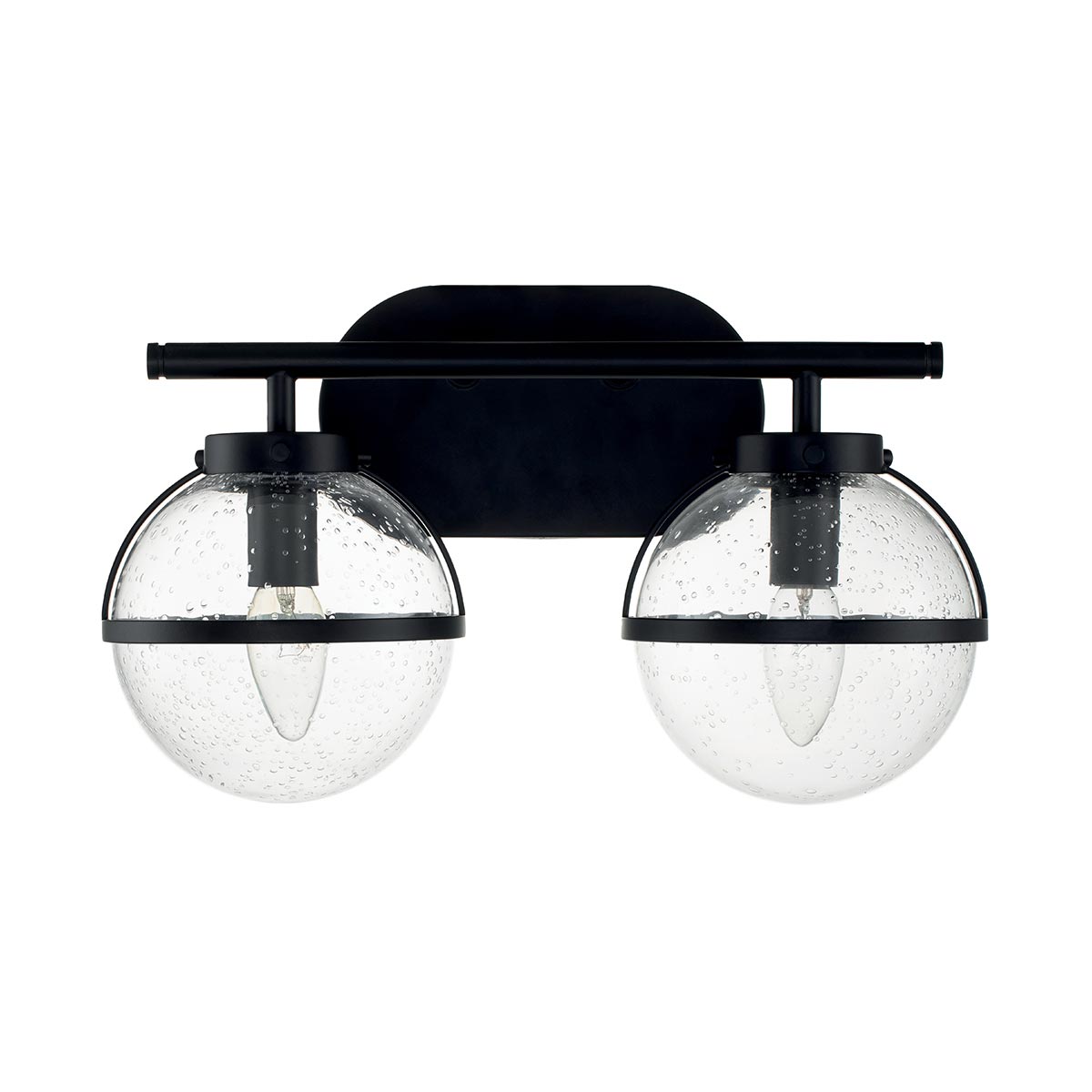 Bad-Wandleuchte Hollis (schwarz) 2x - Elstead Lighting