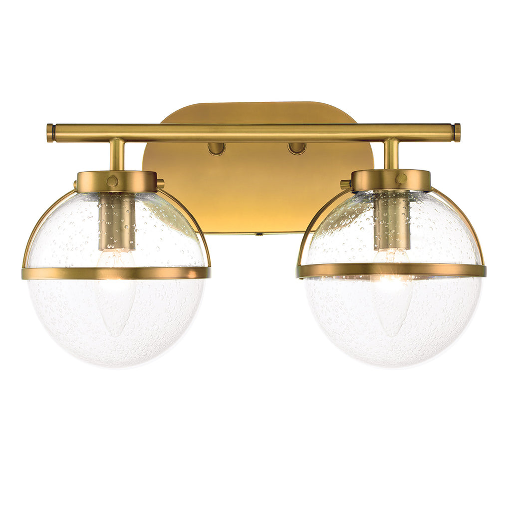 Bad-Wandleuchte Hollis (messingfarben) 2x - Elstead Lighting