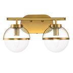 Bad-Wandleuchte Hollis (messingfarben) 2x - Elstead Lighting