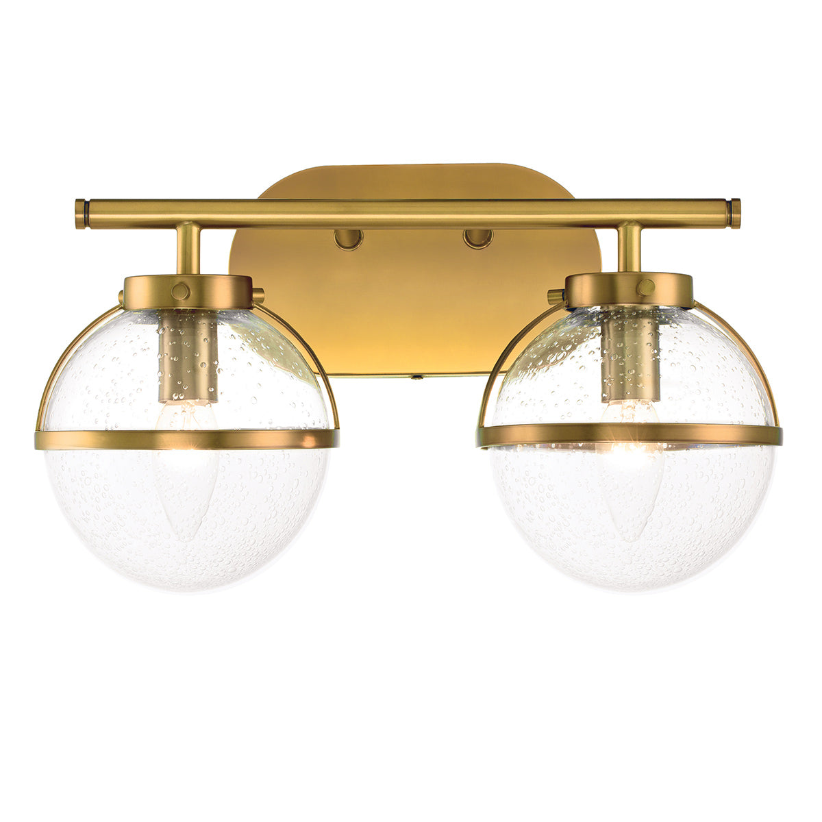 Bad-Wandleuchte Hollis (messingfarben) 2x - Elstead Lighting