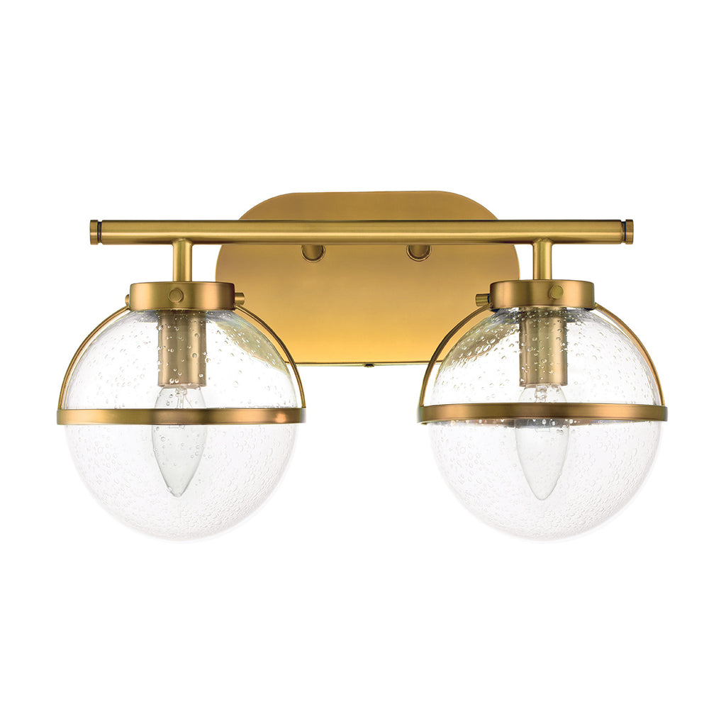 Bad-Wandleuchte Hollis (messingfarben) 2x - Elstead Lighting