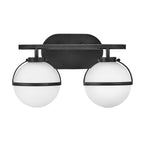 Bad-Wandleuchte Hollis (schwarz) 2x - Elstead Lighting