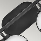 Bad-Wandleuchte Hollis (schwarz) 2x - Elstead Lighting