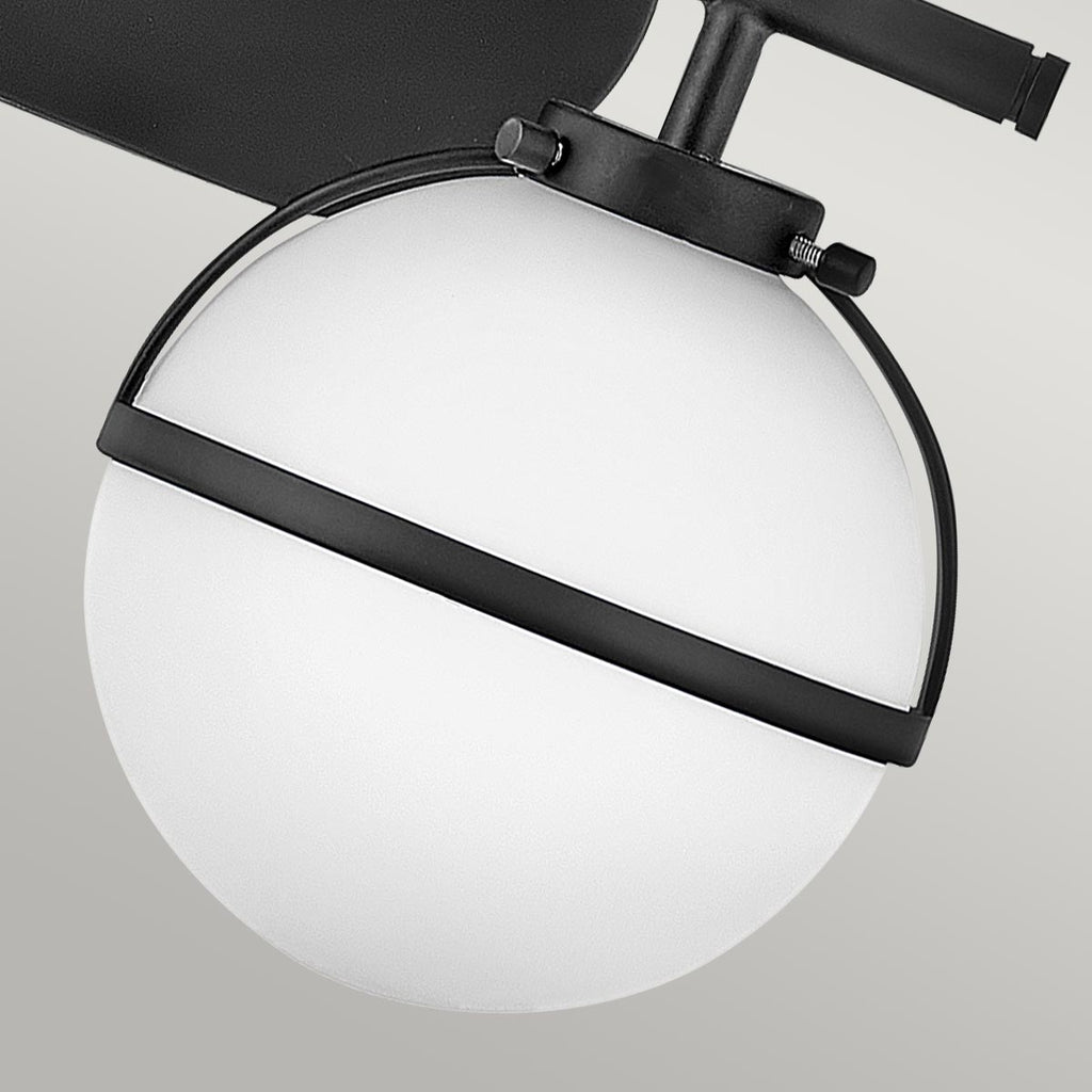 Bad-Wandleuchte Hollis (schwarz) 2x - Elstead Lighting
