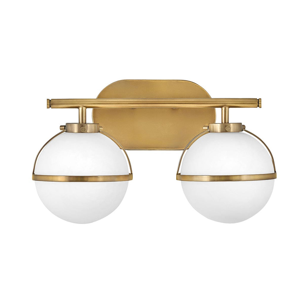 Bad-Wandleuchte Hollis (messingfarben) 2x - Elstead Lighting