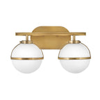 Bad-Wandleuchte Hollis (messingfarben) 2x - Elstead Lighting