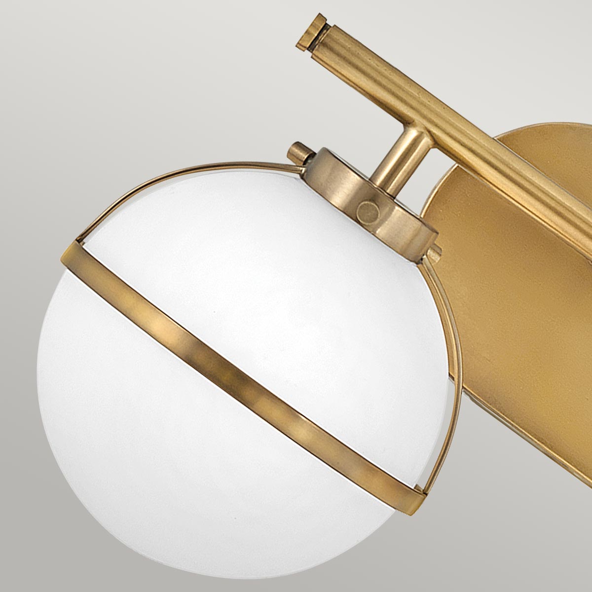 Bad-Wandleuchte Hollis (messingfarben) 2x - Elstead Lighting
