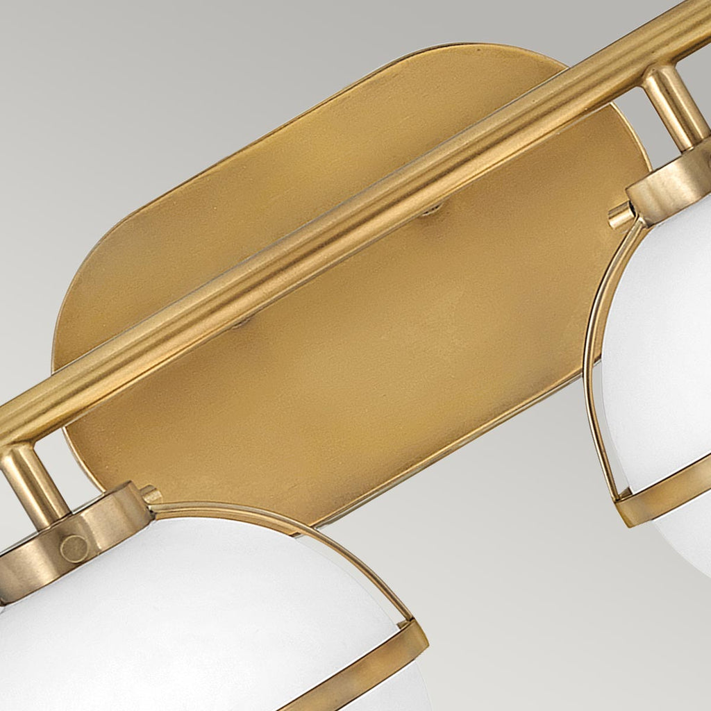 Bad-Wandleuchte Hollis (messingfarben) 2x - Elstead Lighting