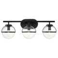 Bad-Wandleuchte Hollis (schwarz) 3x - Elstead Lighting