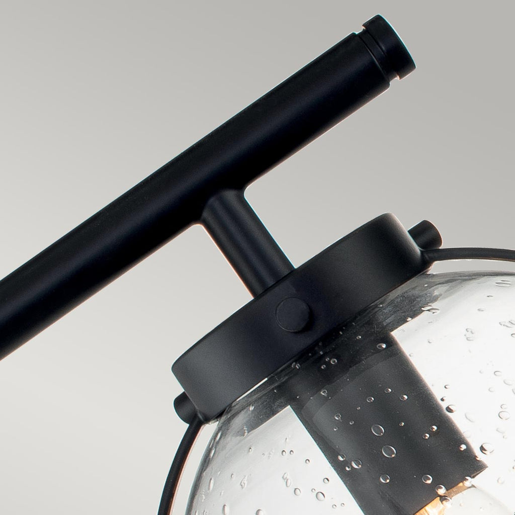 Bad-Wandleuchte Hollis (schwarz) 3x - Elstead Lighting
