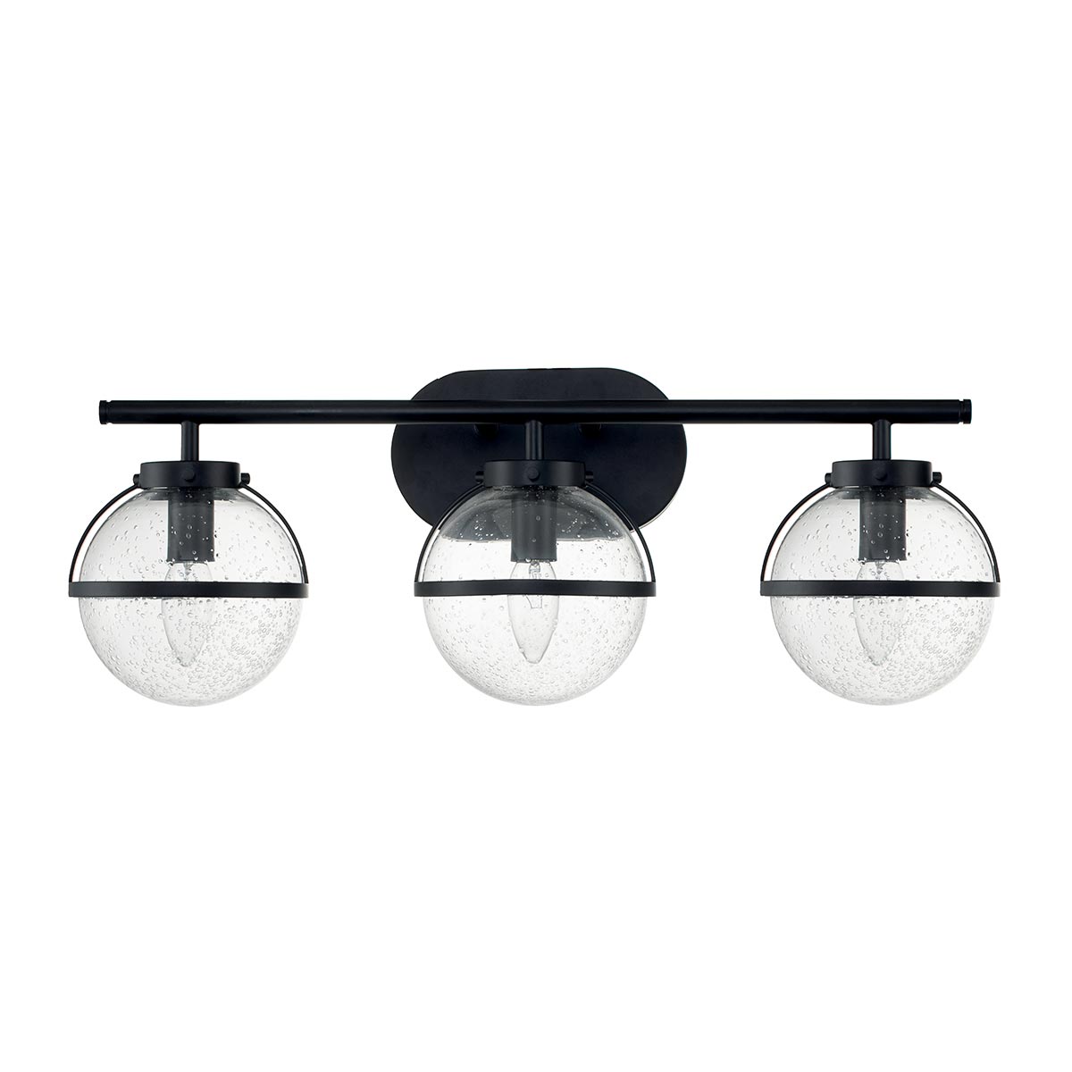 Bad-Wandleuchte Hollis (schwarz) 3x - Elstead Lighting