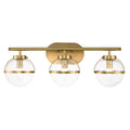 Bad-Wandleuchte Hollis (messingfarben) 3x - Elstead Lighting