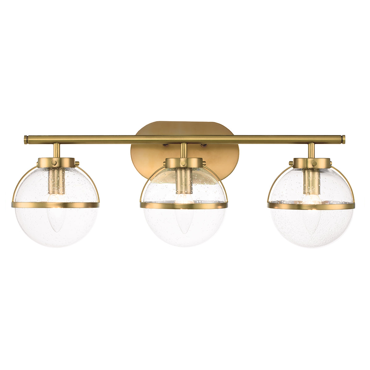 Bad-Wandleuchte Hollis (messingfarben) 3x - Elstead Lighting