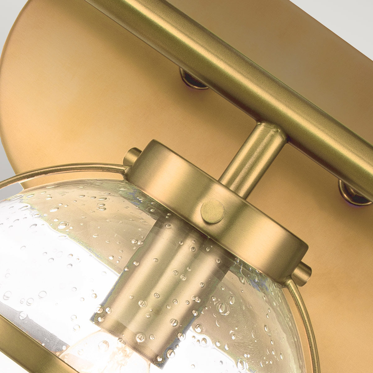 Bad-Wandleuchte Hollis (messingfarben) 3x - Elstead Lighting
