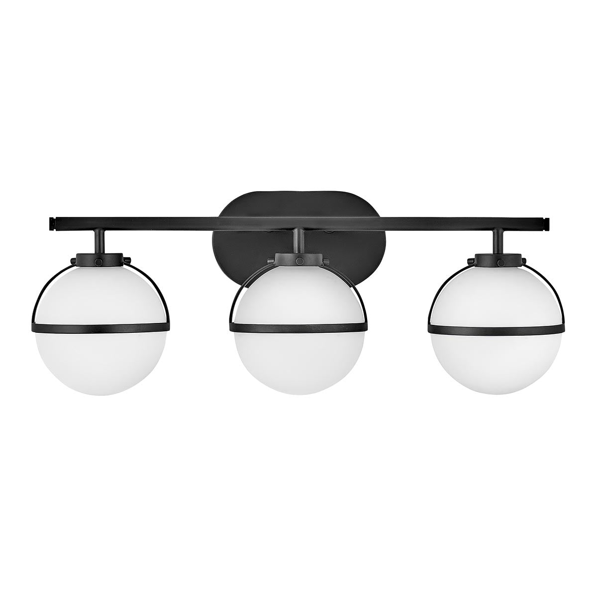 Bad-Wandleuchte Hollis (schwarz) 3x - Elstead Lighting