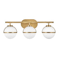 Bad-Wandleuchte Hollis (messingfarben) 3x - Elstead Lighting
