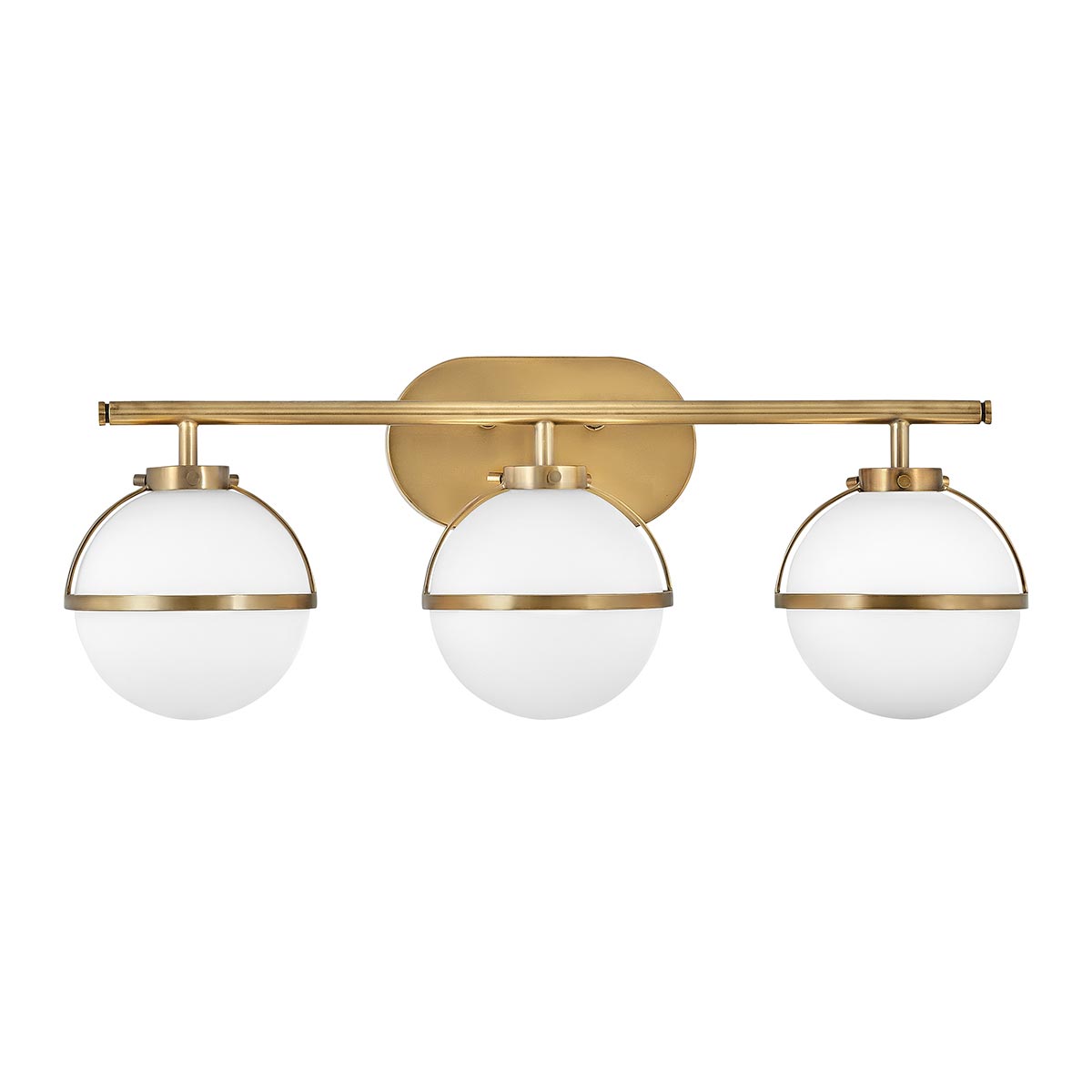 Bad-Wandleuchte Hollis (messingfarben) 3x - Elstead Lighting