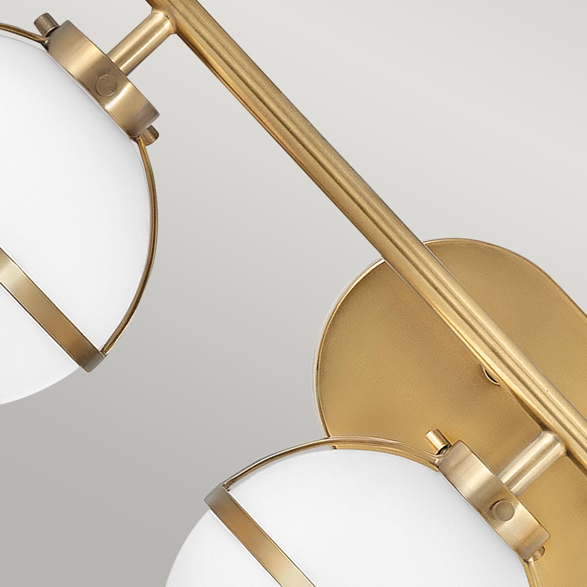 Bad-Wandleuchte Hollis (messingfarben) 3x - Elstead Lighting