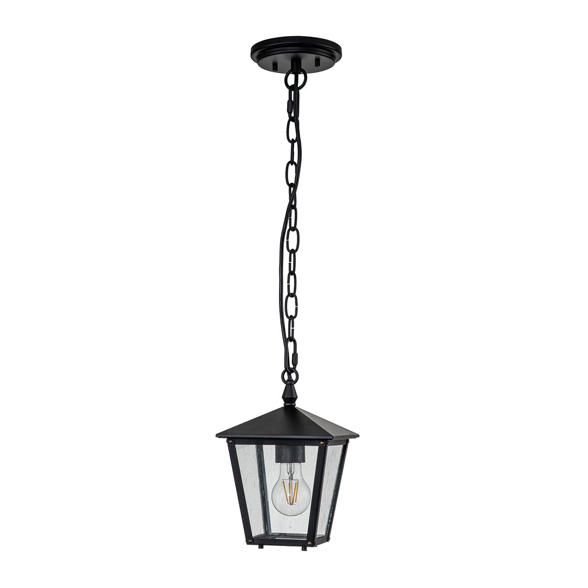 Außen-Pendelleuchte Huntersfield (schwarz) 1x - Elstead Lighting