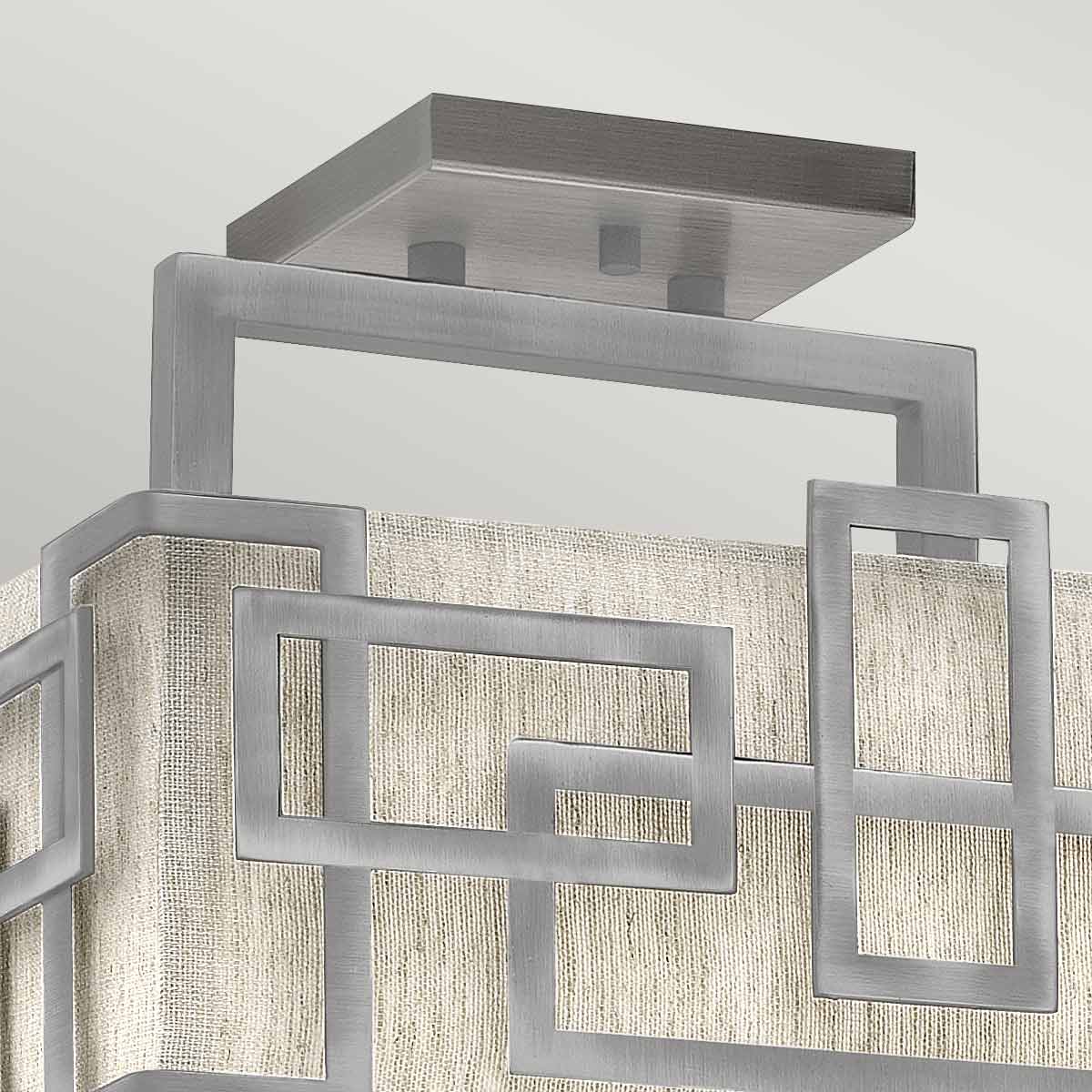 Deckenleuchte Lanza (Nickel) 3x - Elstead Lighting