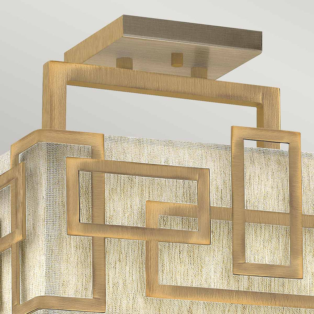 Deckenleuchte Lanza (bronzefarben) 3x - Elstead Lighting