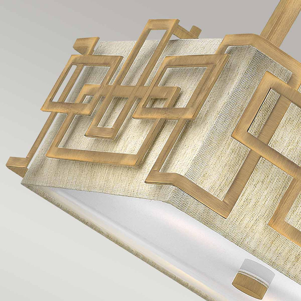 Deckenleuchte Lanza (bronzefarben) 3x - Elstead Lighting