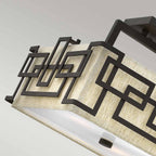 Deckenleuchte Lanza (bronzefarben) 3x - Elstead Lighting