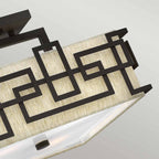 Deckenleuchte Lanza (bronzefarben) 3x - Elstead Lighting