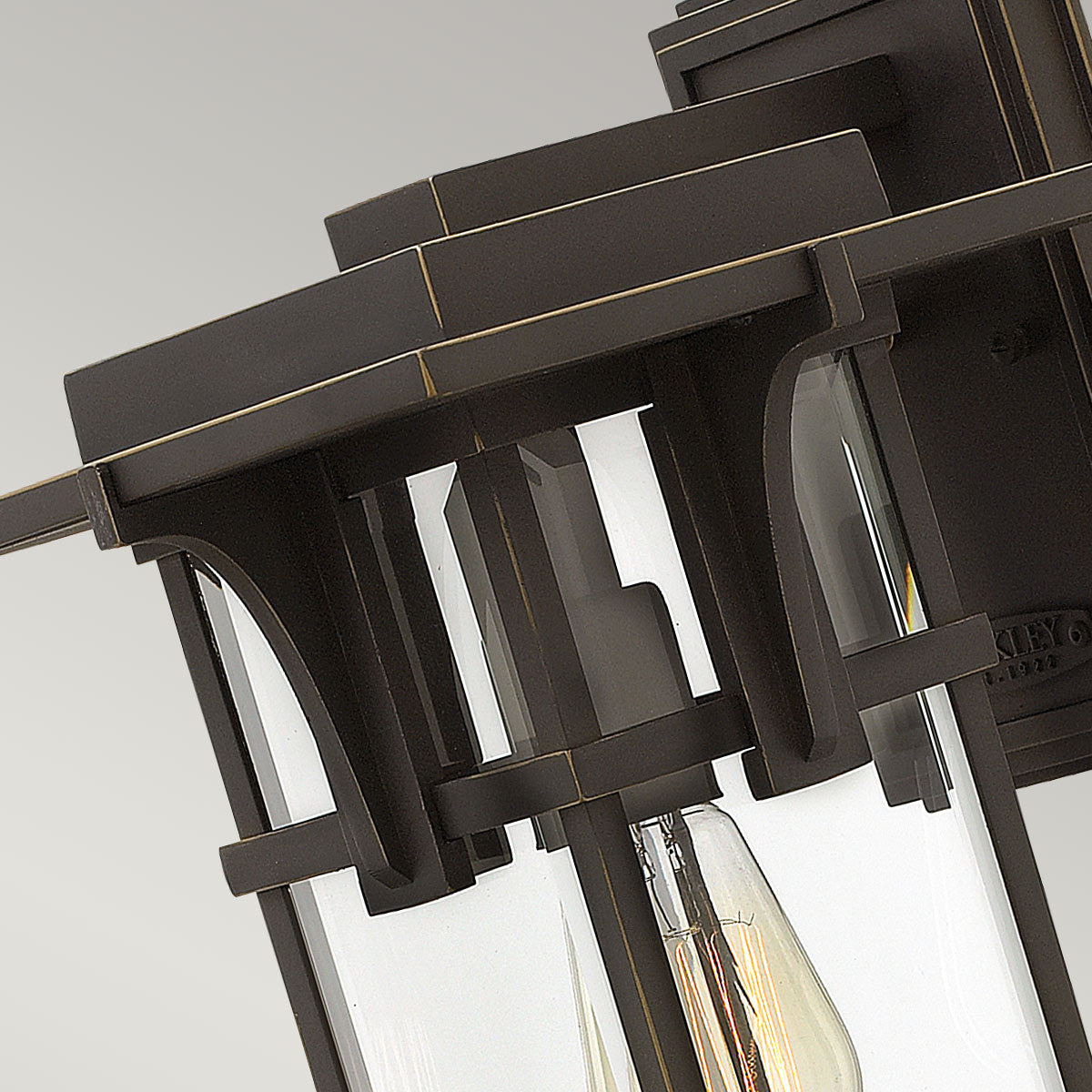 Außen-Wandleuchte Manhattan (bronzefarben) 1x - Elstead Lighting