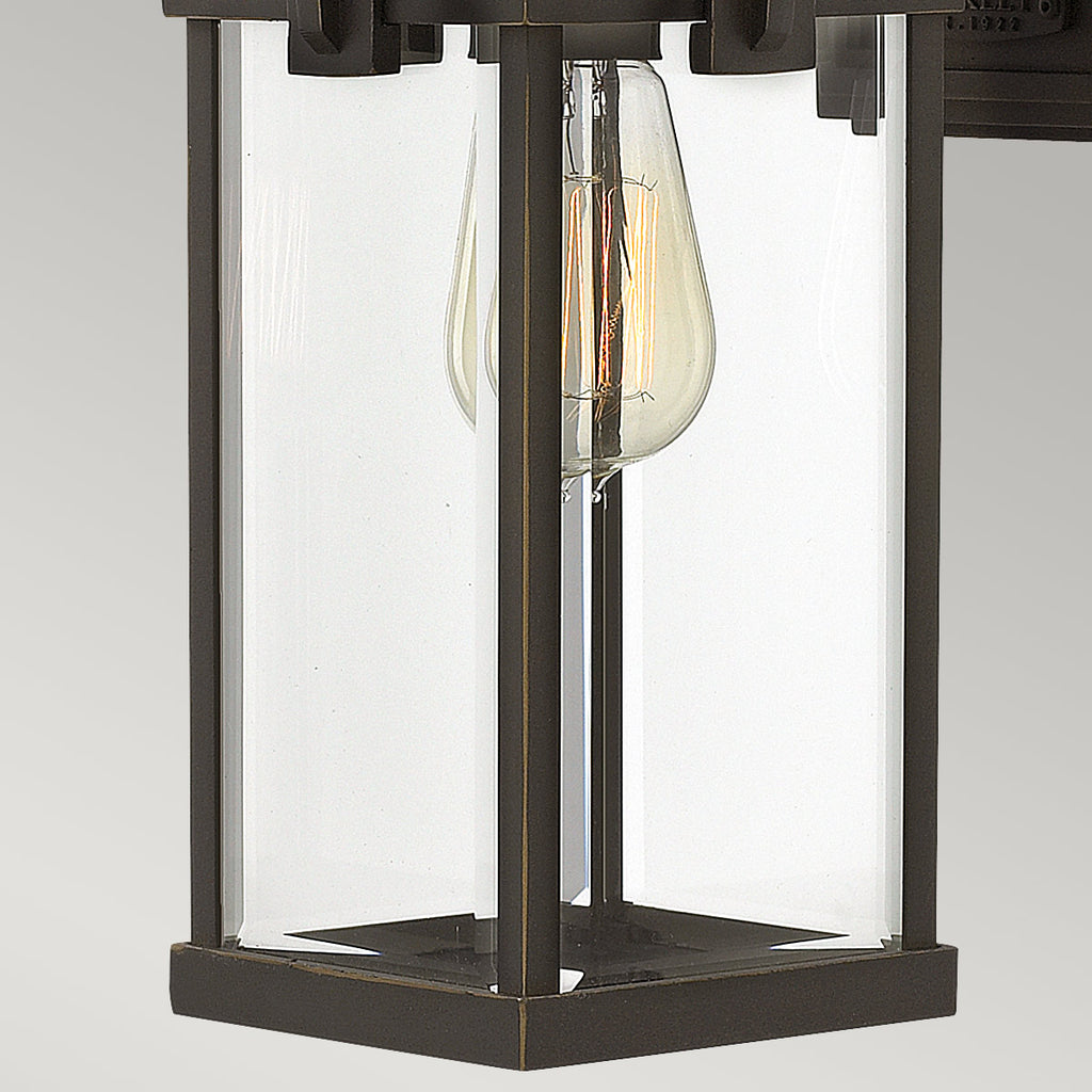 Außen-Wandleuchte Manhattan (bronzefarben) 1x - Elstead Lighting