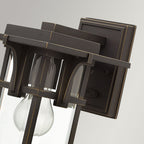 Außen-Wandleuchte Manhattan (bronzefarben) 1x - Elstead Lighting