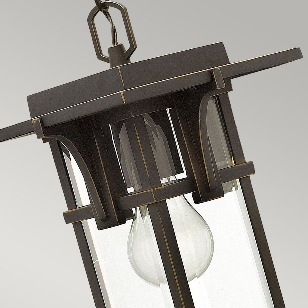Außen-Pendelleuchte Manhattan (bronzefarben) 1x - Elstead Lighting