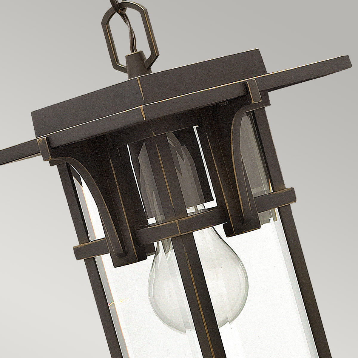 Außen-Pendelleuchte Manhattan (bronzefarben) 1x - Elstead Lighting