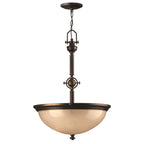 Pendelleuchte Mayflower (bronzefarben) 3x - Elstead Lighting