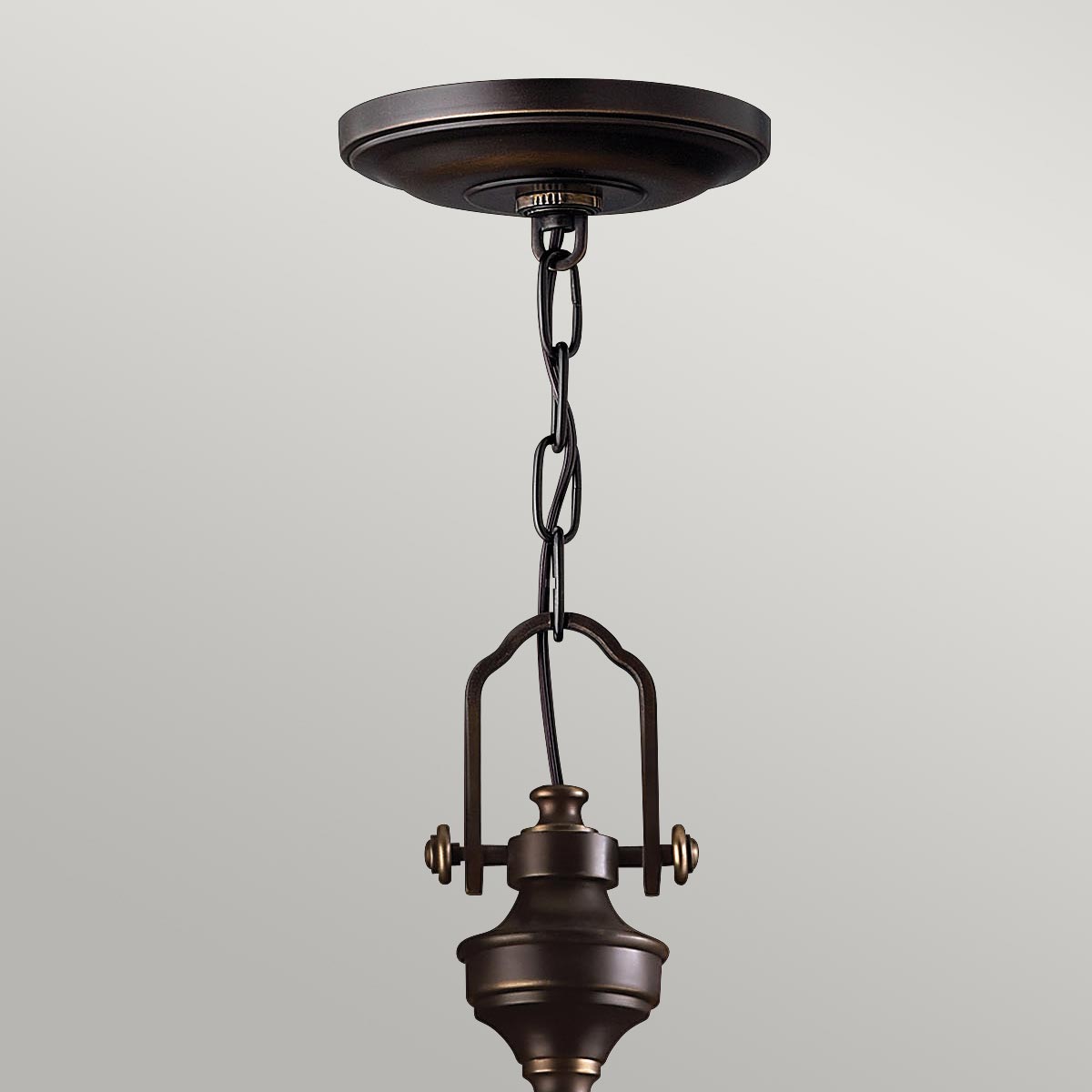 Pendelleuchte Mayflower (bronzefarben) 3x - Elstead Lighting