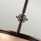Pendelleuchte Mayflower (bronzefarben) 3x - Elstead Lighting
