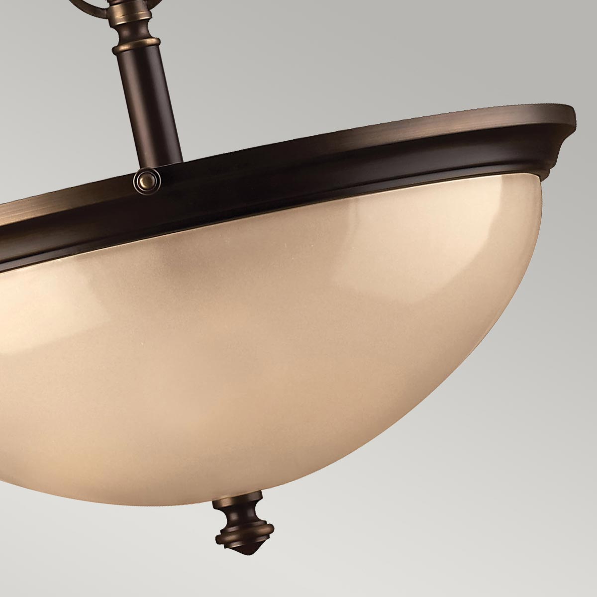 Pendelleuchte Mayflower (bronzefarben) 3x - Elstead Lighting