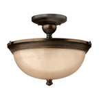 Deckenleuchte Mayflower (bronzefarben) 3x - Elstead Lighting