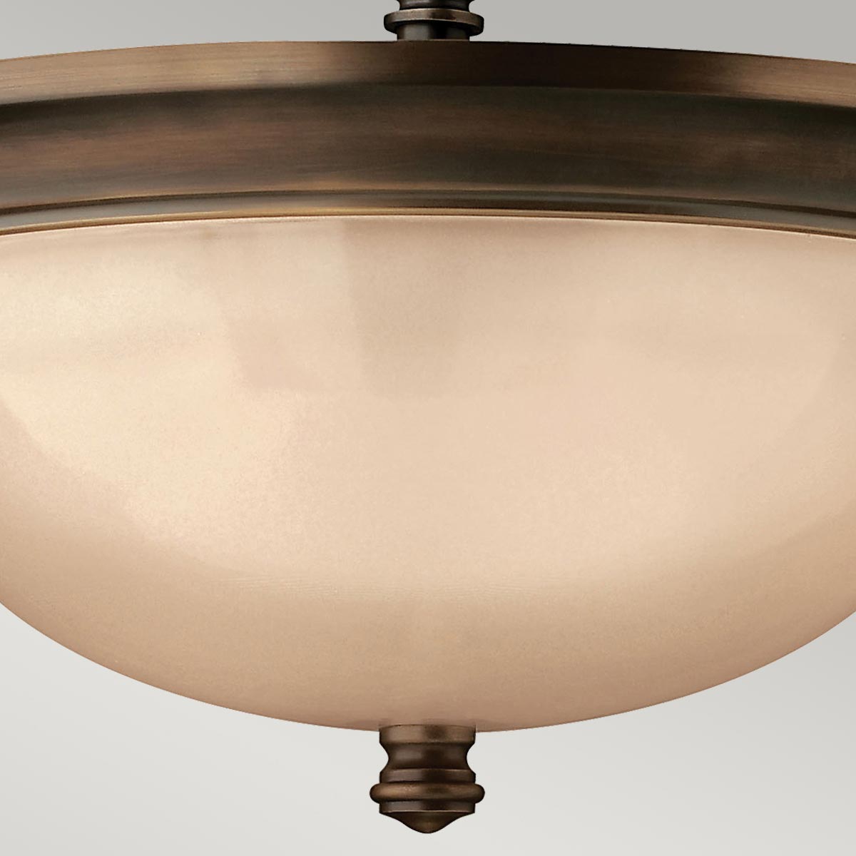 Deckenleuchte Mayflower (bronzefarben) 3x - Elstead Lighting